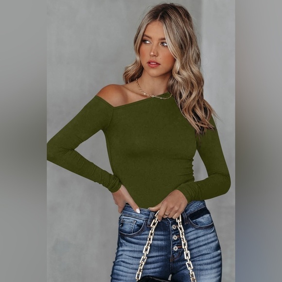 Cherish The Moment Asymmetrical Long Sleeve Top - Picture 1 of 4